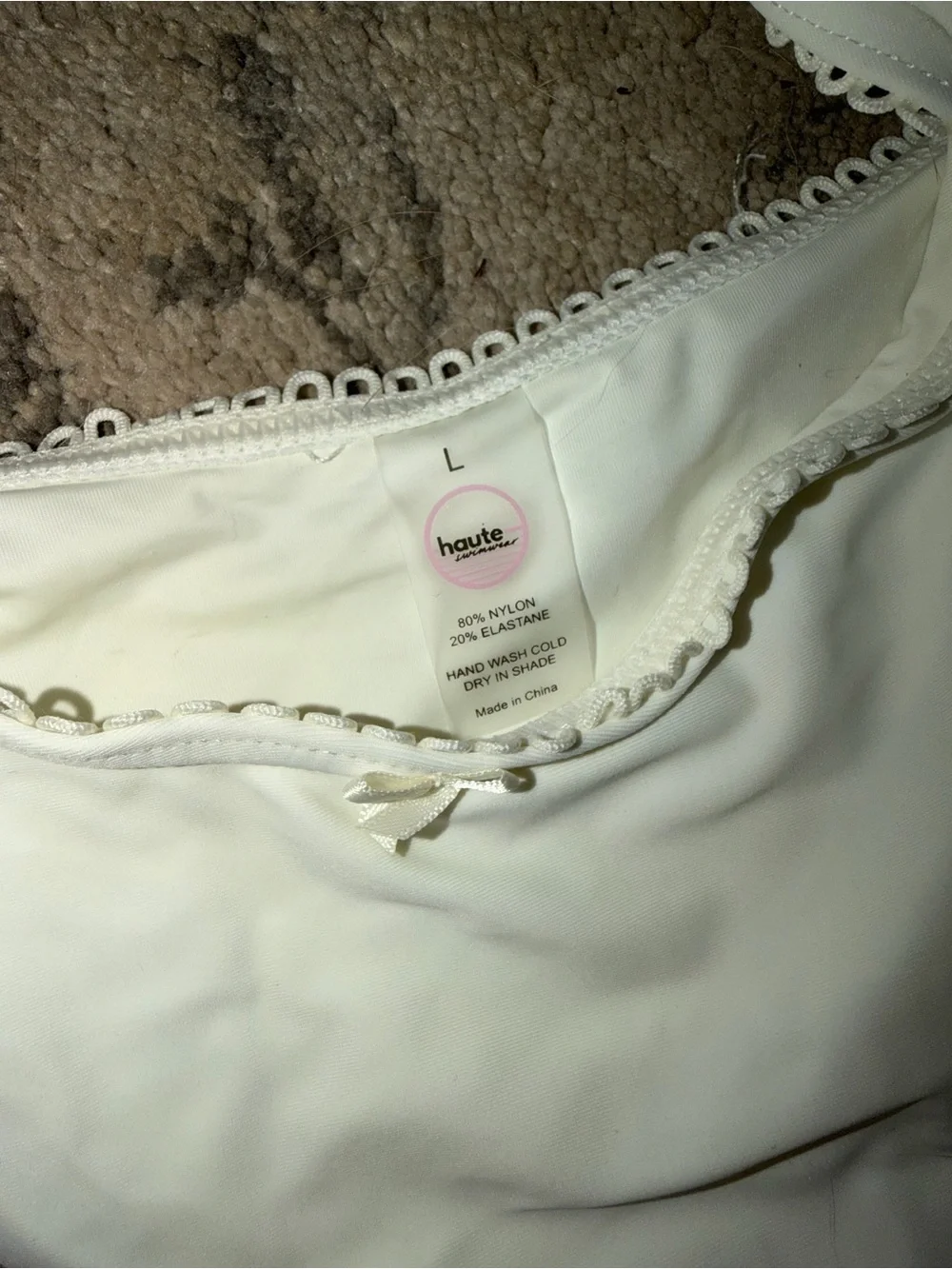 Haute Swimwear smooth white